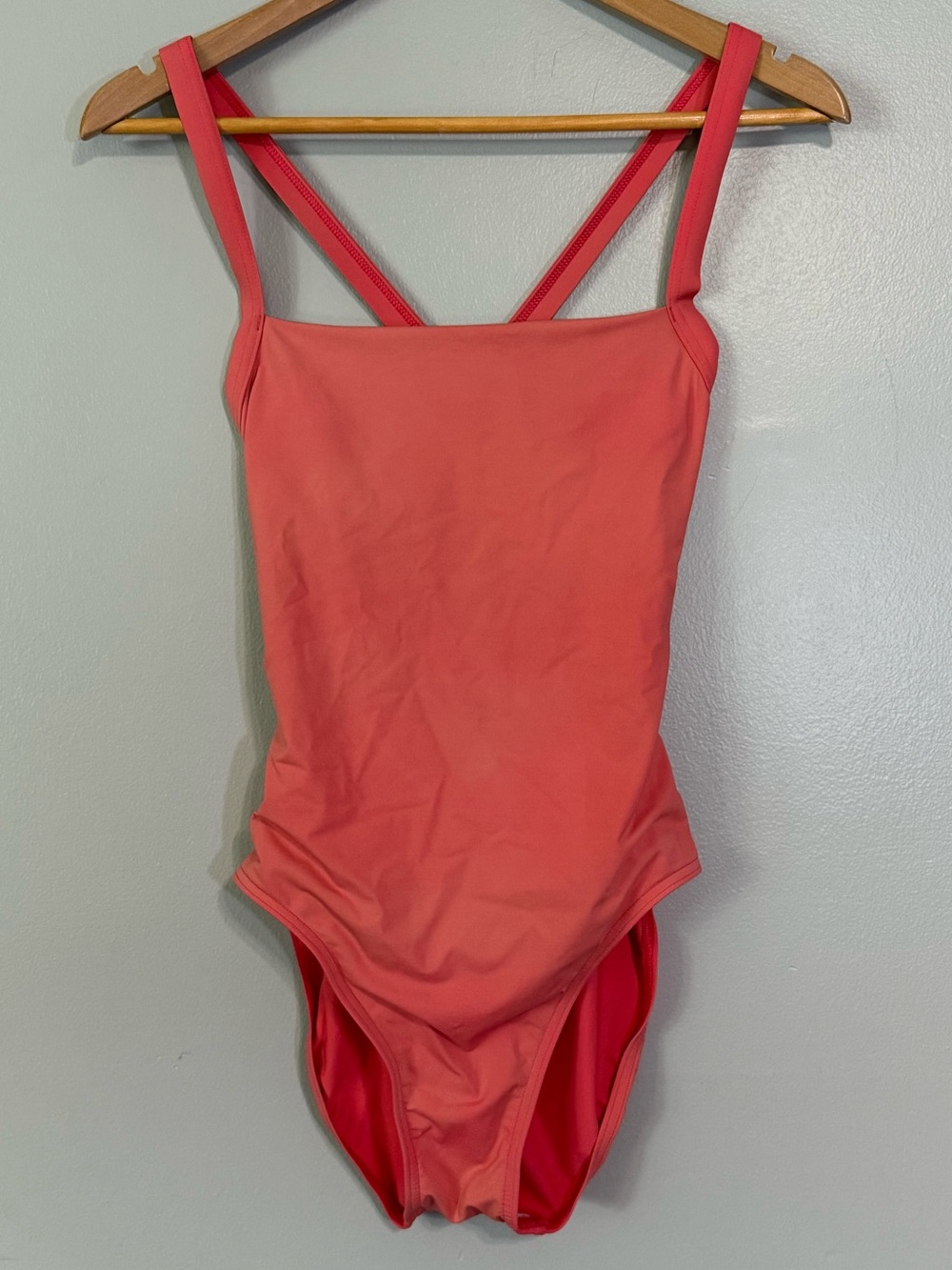 Calvin Klein Swimwear Womens size 8 Coral Pink One-Piece Swimsuit
